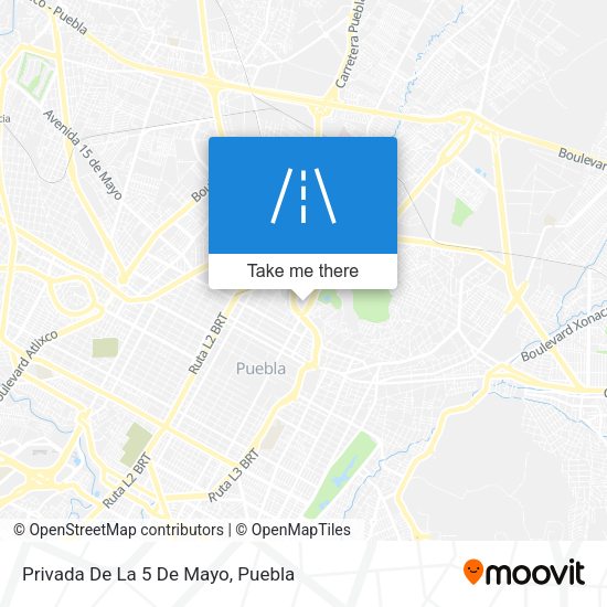 Privada De La 5 De Mayo map