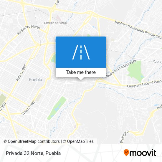 Mapa de Privada 32 Norte