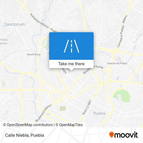 Mapa de Calle Niebla