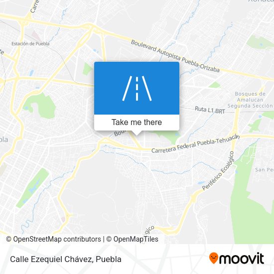 Calle Ezequiel Chávez map