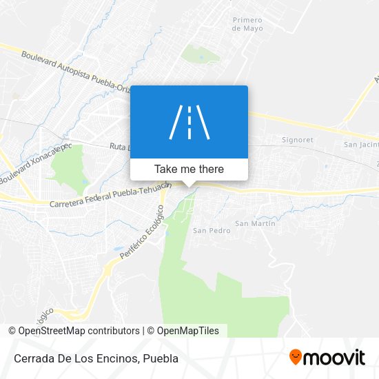 Cerrada De Los Encinos map