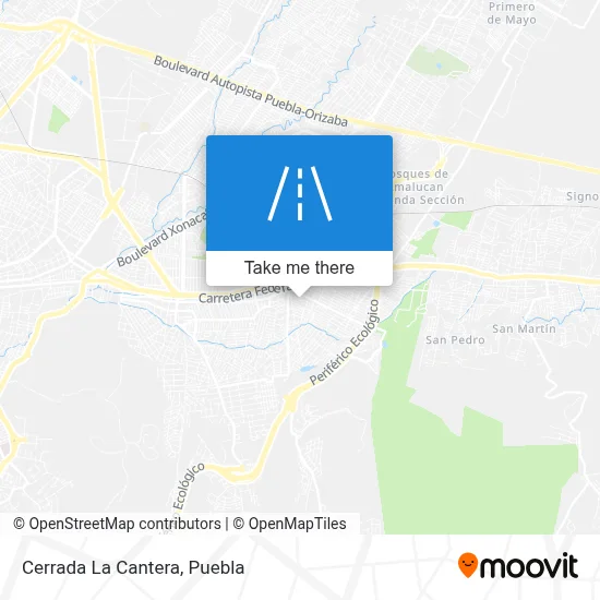 Cerrada La Cantera map