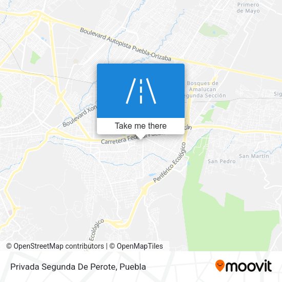 Privada Segunda De Perote map