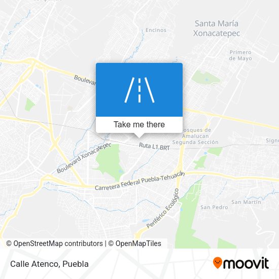 Mapa de Calle Atenco