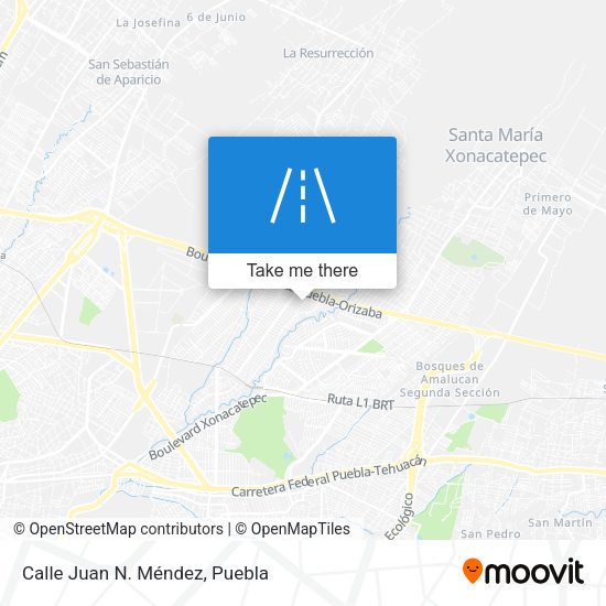 Mapa de Calle Juan N. Méndez