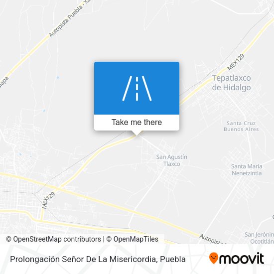 Prolongación Señor De La Misericordia map