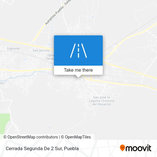 Cerrada Segunda De 2 Sur map
