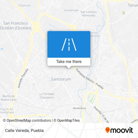 Mapa de Calle Vereda