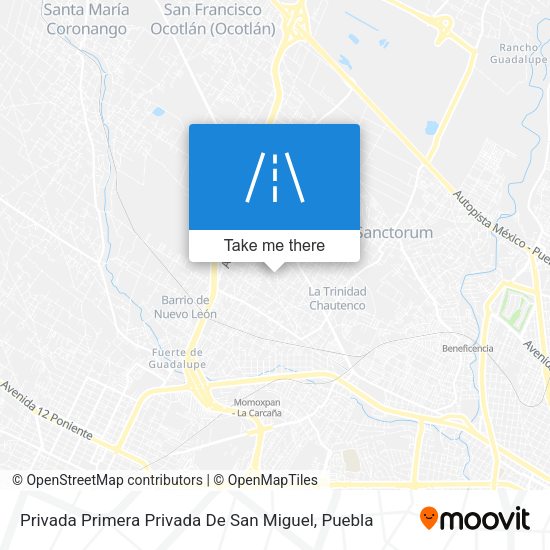 Privada Primera Privada De San Miguel map
