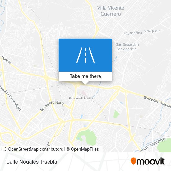 Mapa de Calle Nogales