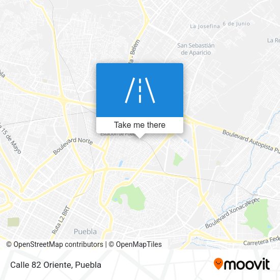 Mapa de Calle 82 Oriente