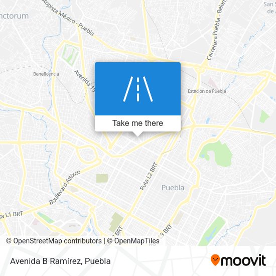 Avenida B Ramírez map
