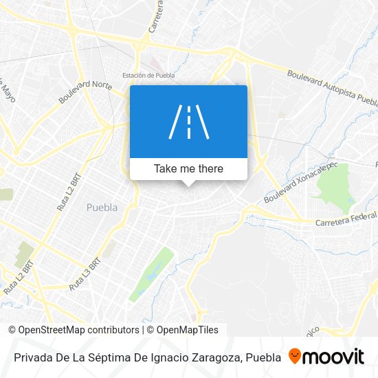 Privada De La Séptima De Ignacio Zaragoza map