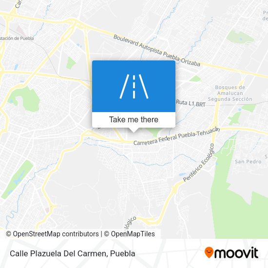Calle Plazuela Del Carmen map