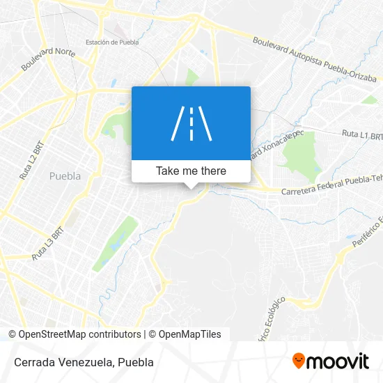 Cerrada Venezuela map