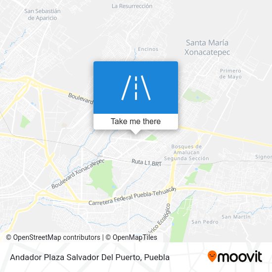 Andador Plaza Salvador Del Puerto map
