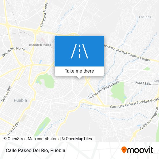 Calle Paseo Del Río map