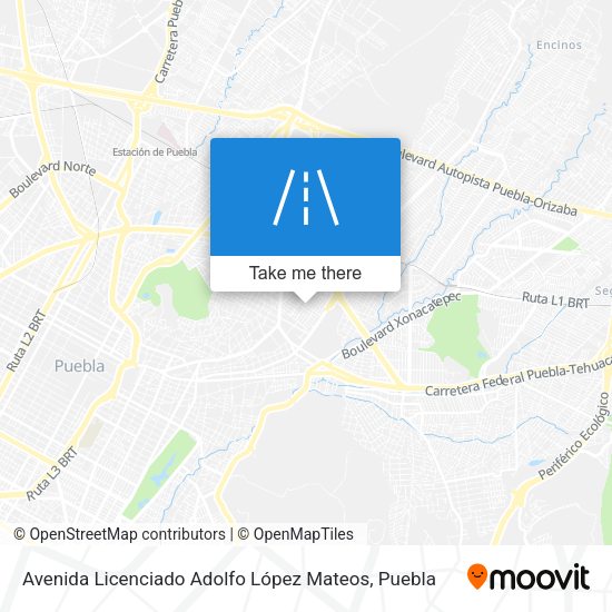 Avenida Licenciado Adolfo López Mateos map