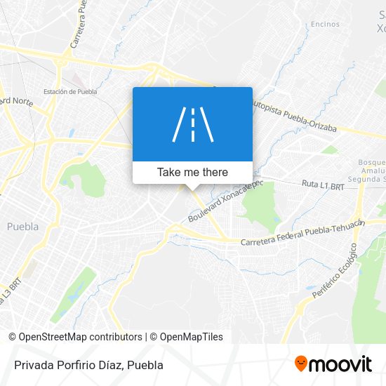 Mapa de Privada Porfirio Díaz