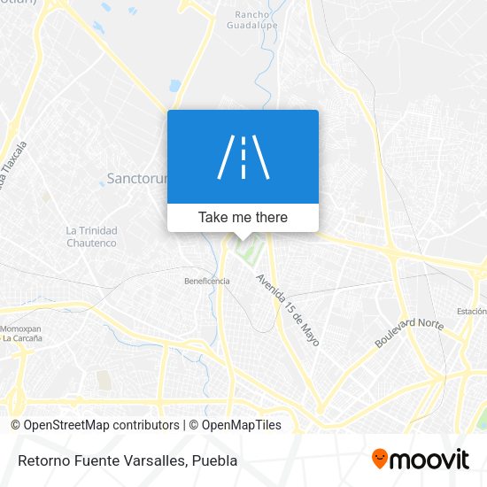 Retorno Fuente Varsalles map