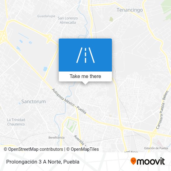 Mapa de Prolongación 3 A Norte