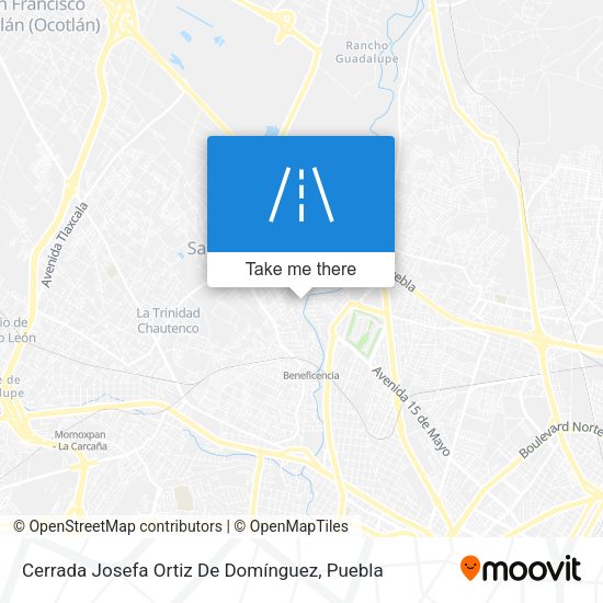 Cerrada Josefa Ortiz De Domínguez map