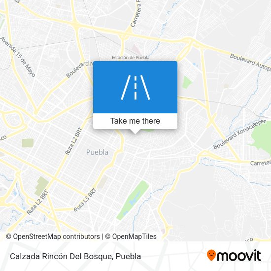 Calzada Rincón Del Bosque map