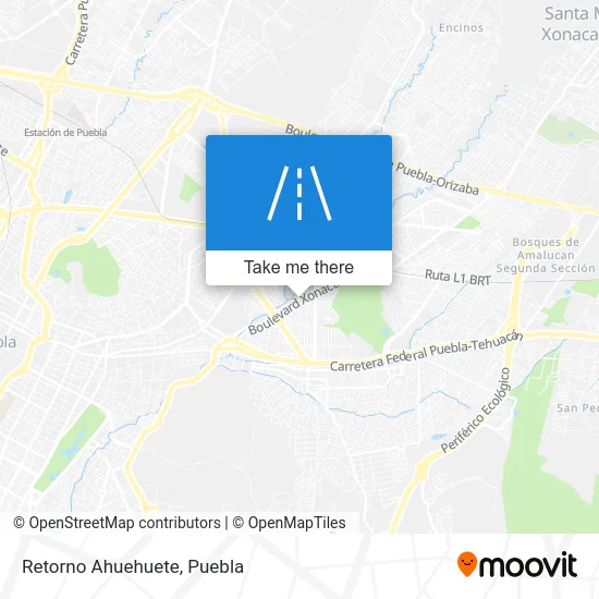 Retorno Ahuehuete map