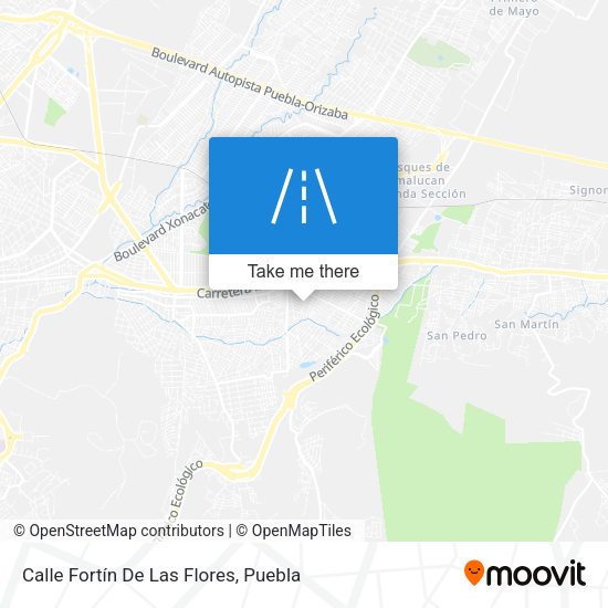 Mapa de Calle Fortín De Las Flores