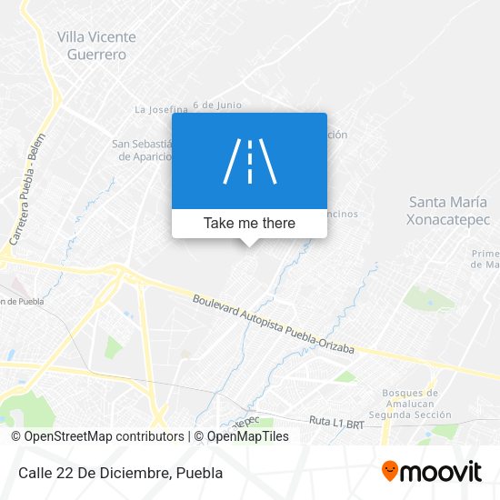 Mapa de Calle 22 De Diciembre