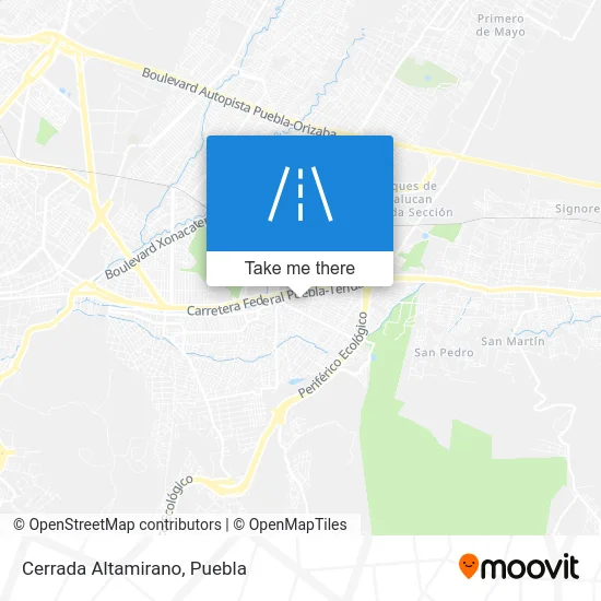 Cerrada Altamirano map