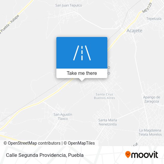Calle Segunda Providencia map
