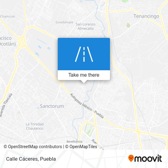 Mapa de Calle Cáceres