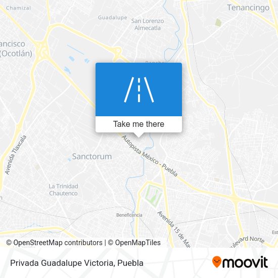 Privada Guadalupe Victoria map