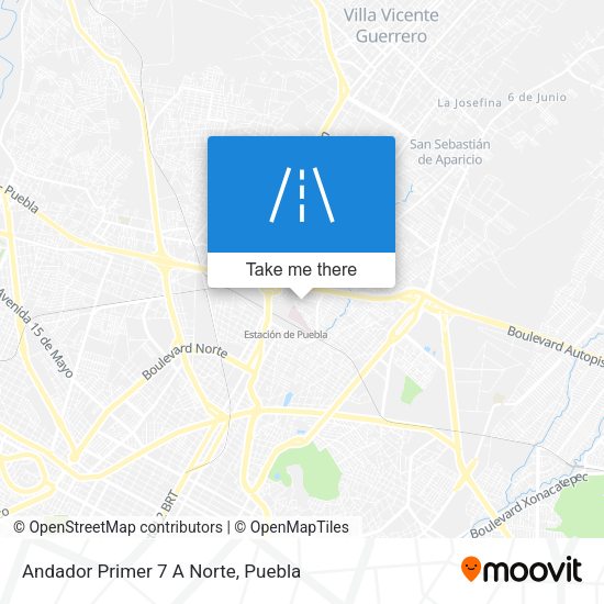 Andador Primer 7 A Norte map