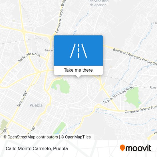 Mapa de Calle Monte Carmelo