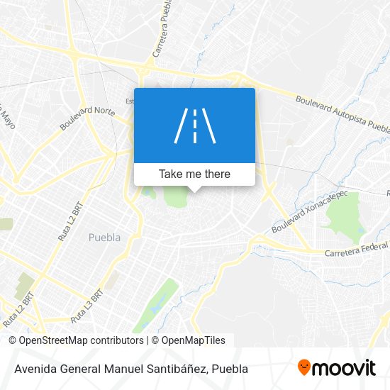 Mapa de Avenida General Manuel Santibáñez