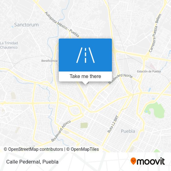 Mapa de Calle Pedernal