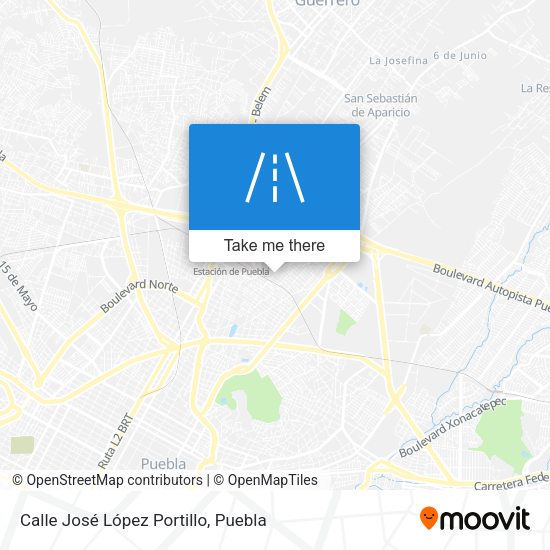 Calle José López Portillo map