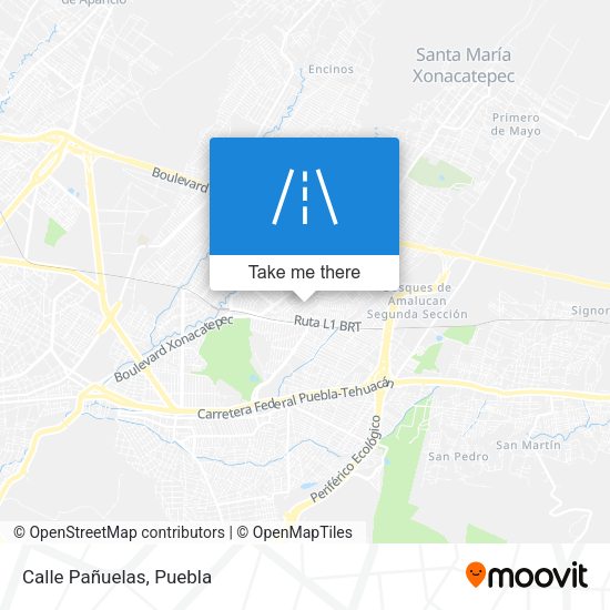 Mapa de Calle Pañuelas
