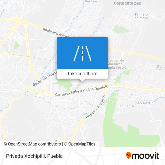 Mapa de Privada Xochipilli