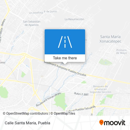 Mapa de Calle Santa María