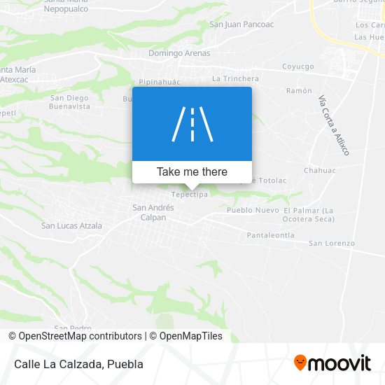 Mapa de Calle La Calzada