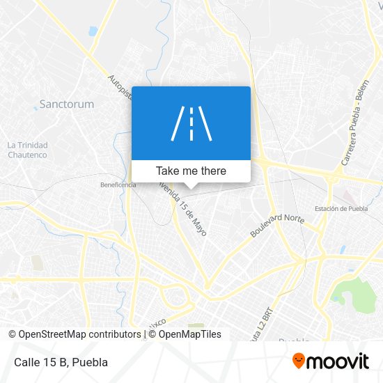 Mapa de Calle 15 B