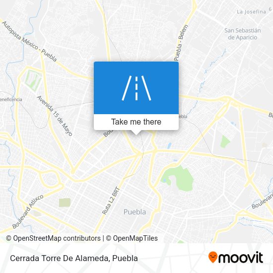 Cerrada Torre De Alameda map