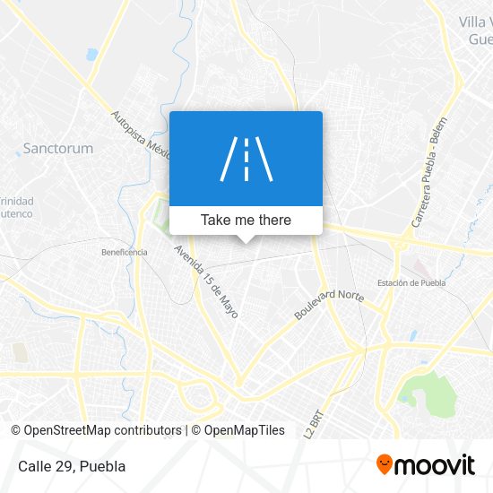 Mapa de Calle 29