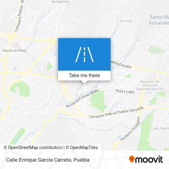 Mapa de Calle Enrique García Carreto