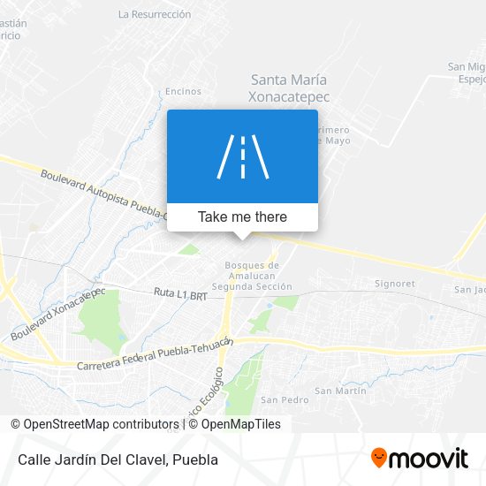 Calle Jardín Del Clavel map