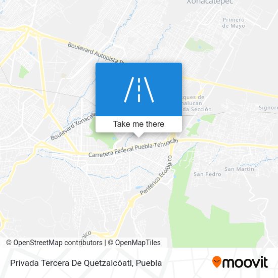 Mapa de Privada Tercera De Quetzalcóatl