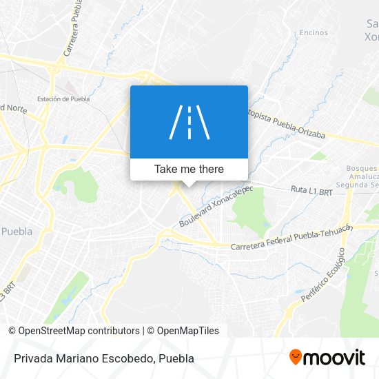 Privada Mariano Escobedo map